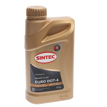 469 р. Жидкость тормозная DOT-4 0.910кг Euro SINTEC SINTEC 800736  с доставкой в г. Керчь. Увеличить фотографию 1