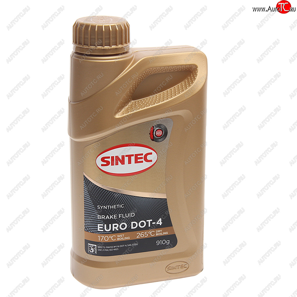 469 р. Жидкость тормозная DOT-4 0.910кг Euro SINTEC SINTEC 800736  с доставкой в г. Керчь