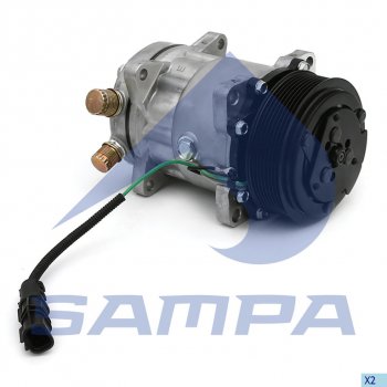 16 499 р. Компрессор MAN TGA TGS TGX кондиционера SAMPA SAMPA 024.142  с доставкой в г. Керчь. Увеличить фотографию 1