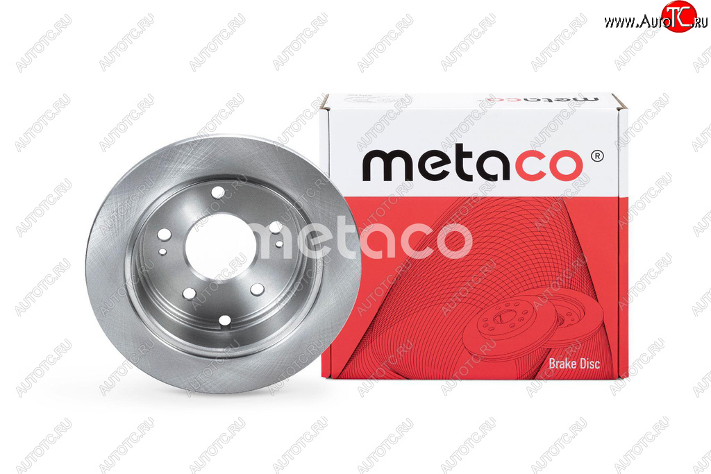 2 969 р. Диск тормозной MITSUBISHI Eclipse (05-),Galant (03-) задний (1шт.) METACO METACO 3060-185  с доставкой в г. Керчь