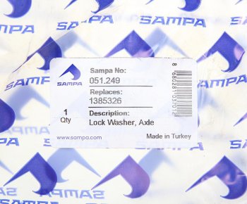 1 139 р. Шайба DAF ступицы стопорная SAMPA SAMPA 051.249  с доставкой в г. Керчь. Увеличить фотографию 3