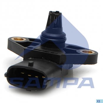 1 059 р. Датчик давления MAN TGA,TGL,TGX наддува SAMPA SAMPA 093.304  с доставкой в г. Керчь. Увеличить фотографию 1
