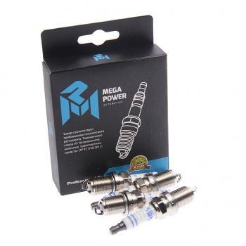 449 р. Свеча зажигания KIA Rio 2,Carens 2 (1.6),Spectra (16V) (4шт.) MEGAPOWER MEGAPOWER 370-31-095  с доставкой в г. Керчь. Увеличить фотографию 2