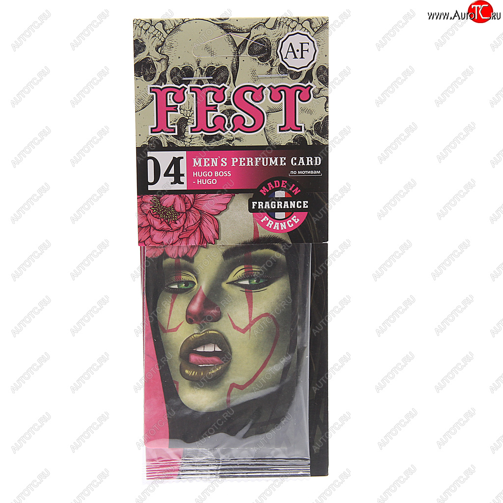 114 р. Ароматизатор подвесной пластина (Hugo Boss-Hugo) Fest AURA FRESH AURA FRESH 23422  с доставкой в г. Керчь