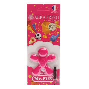 210 р. Ароматизатор на дефлектор полимерный (bubble gum) 23г Mr.Fun AURA FRESH AURA FRESH 23178  с доставкой в г. Керчь. Увеличить фотографию 1