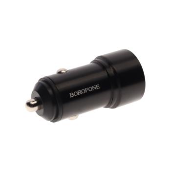 233 р. Устройство зарядное в прикуриватель 1USB 12V BOROFONE BOROFONE bz19a black  с доставкой в г. Керчь. Увеличить фотографию 2