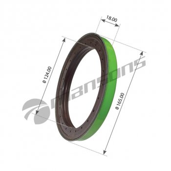 Сальник DAF ступицы (125x160x17) MANSONS MANSONS 200.058