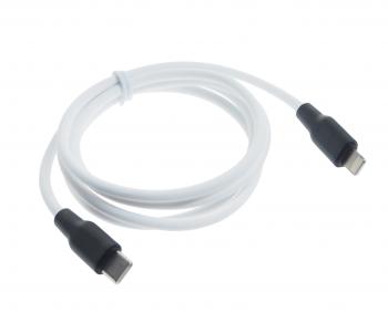379 р. Кабель iPhone (5-)-USB Type C 1м HOCO HOCO x21 white  с доставкой в г. Керчь. Увеличить фотографию 1