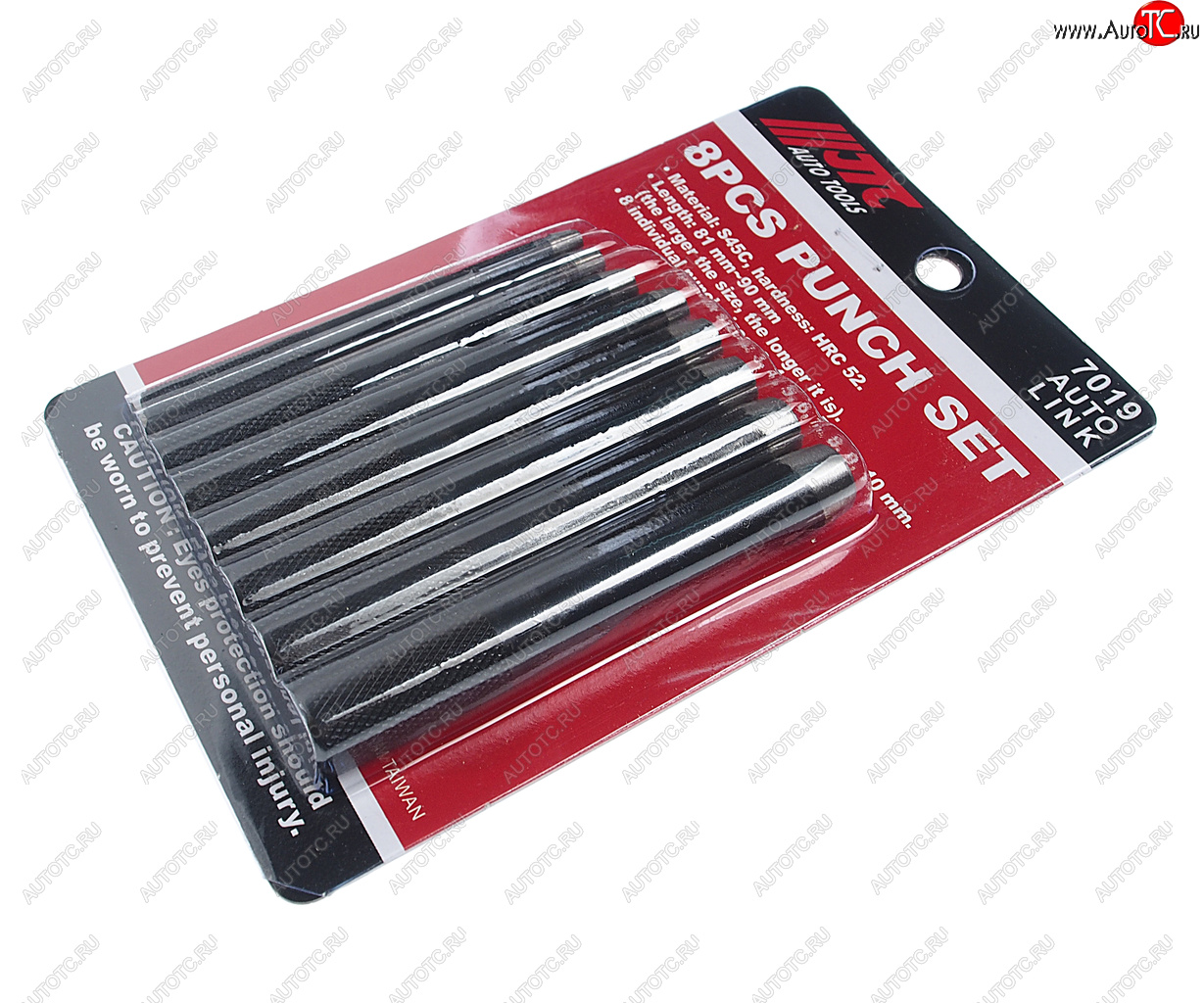 1 999 р. Набор просечек 3-10мм 8 предметов JTC JTC TOOLS CO., LTD jtc-7019  с доставкой в г. Керчь