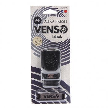 299 р. Ароматизатор на дефлектор жидкостный (black) 6мл Venso AURA FRESH AURA FRESH 23327  с доставкой в г. Керчь. Увеличить фотографию 1
