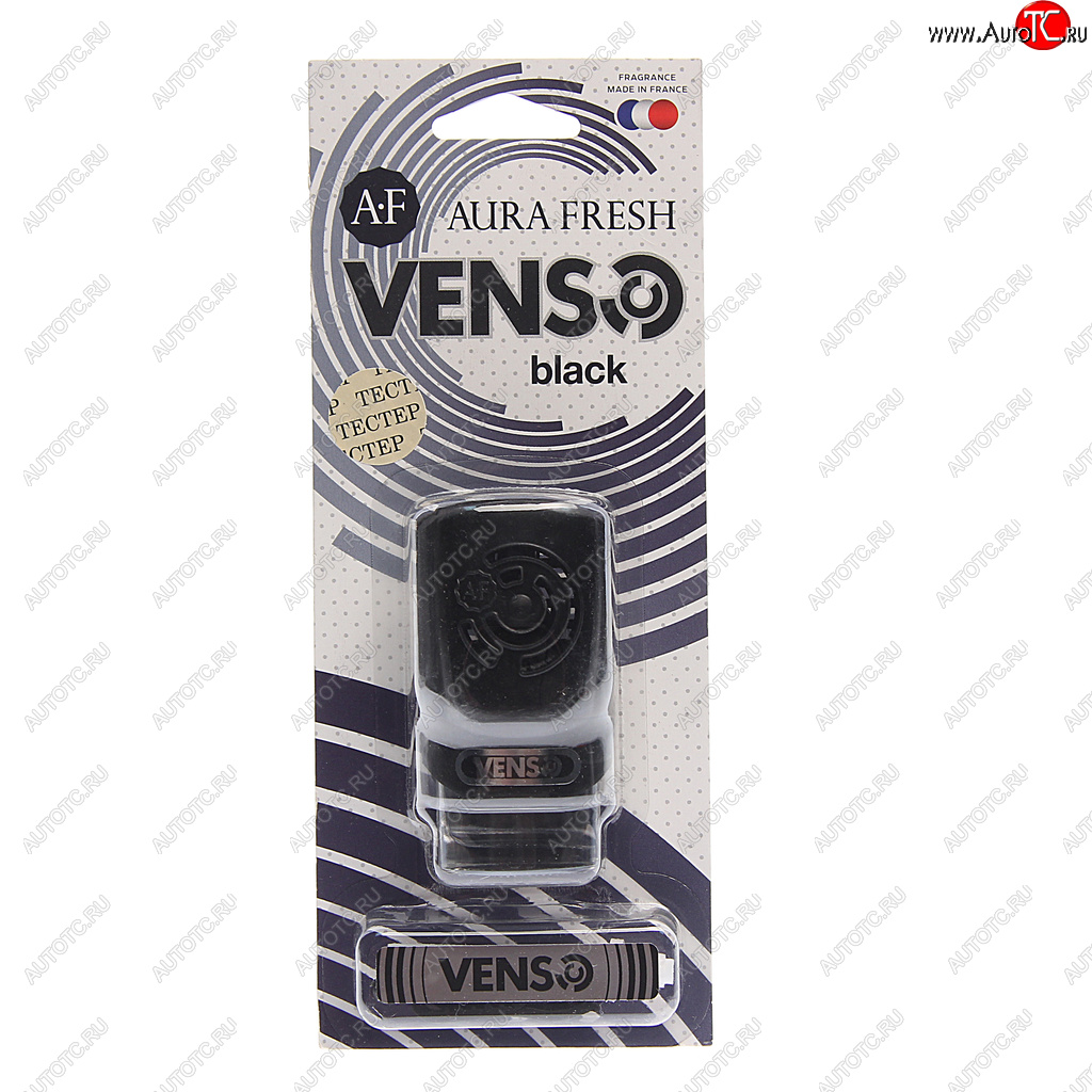 299 р. Ароматизатор на дефлектор жидкостный (black) 6мл Venso AURA FRESH AURA FRESH 23327  с доставкой в г. Керчь