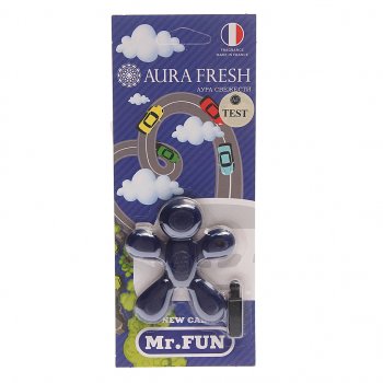 210 р. Ароматизатор на дефлектор полимерный (new car) 23г Mr.Fun AURA FRESH AURA FRESH 23471  с доставкой в г. Керчь. Увеличить фотографию 1