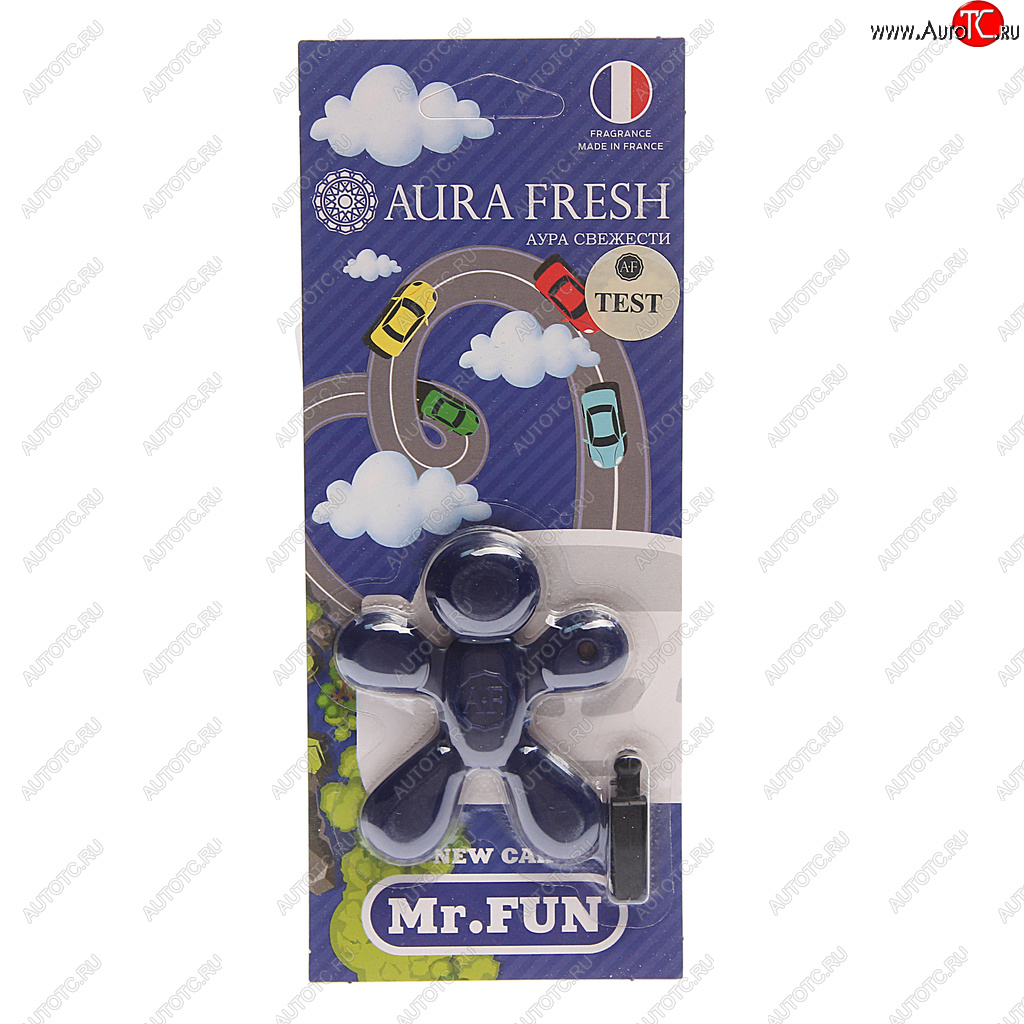 210 р. Ароматизатор на дефлектор полимерный (new car) 23г Mr.Fun AURA FRESH AURA FRESH 23471  с доставкой в г. Керчь