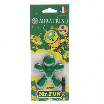 210 р. Ароматизатор на дефлектор полимерный (lemon) 23г Mr.Fun AURA FRESH AURA FRESH 23179  с доставкой в г. Керчь. Увеличить фотографию 1
