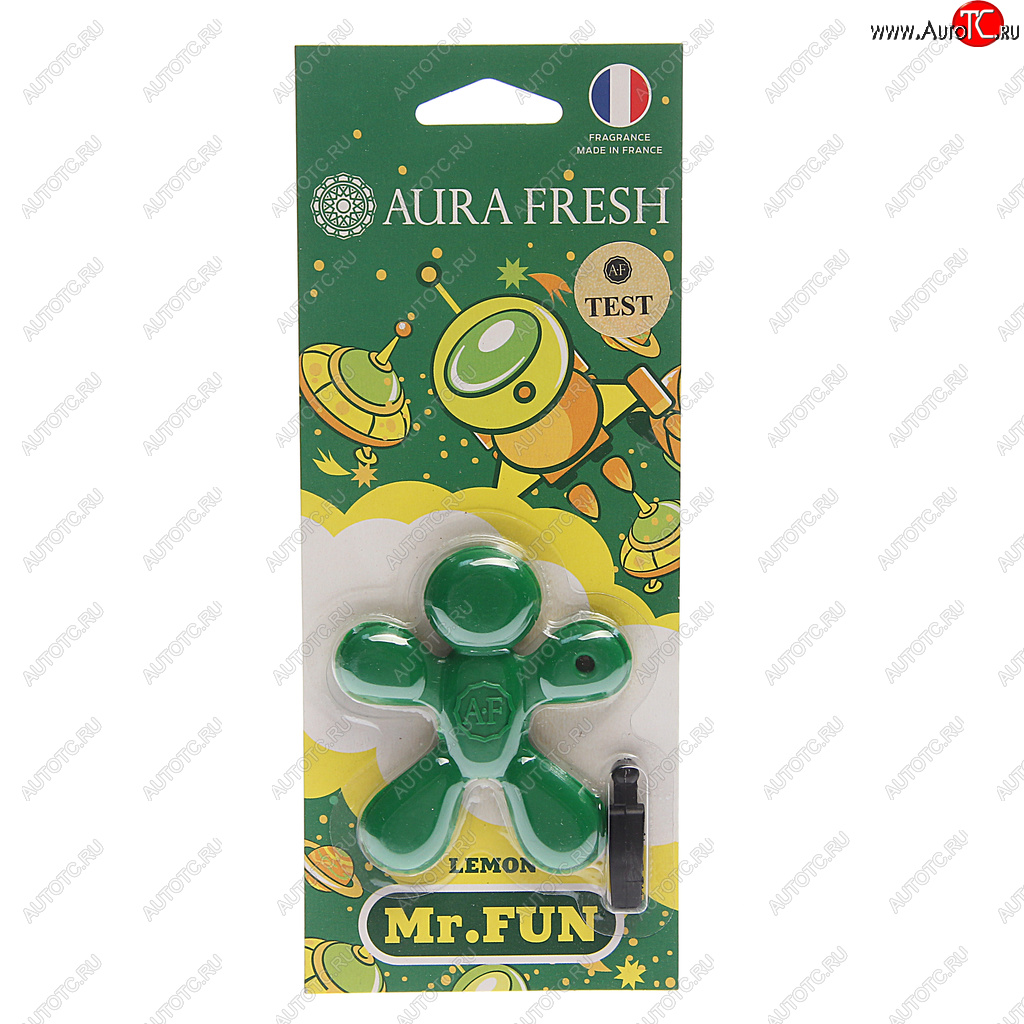 210 р. Ароматизатор на дефлектор полимерный (lemon) 23г Mr.Fun AURA FRESH AURA FRESH 23179  с доставкой в г. Керчь