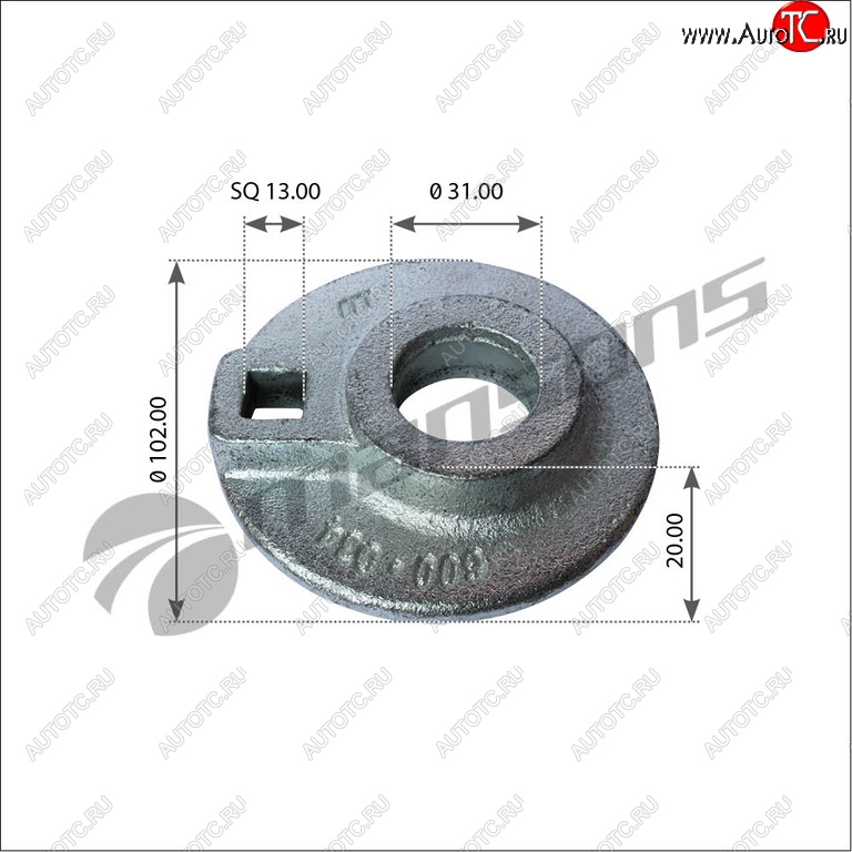 489 р. Шайба SAF эксцентриковая MANSONS MANSONS 600.034  с доставкой в г. Керчь