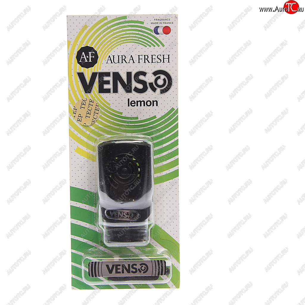 299 р. Ароматизатор на дефлектор жидкостный (lemon) 6мл Venso AURA FRESH AURA FRESH 23329  с доставкой в г. Керчь