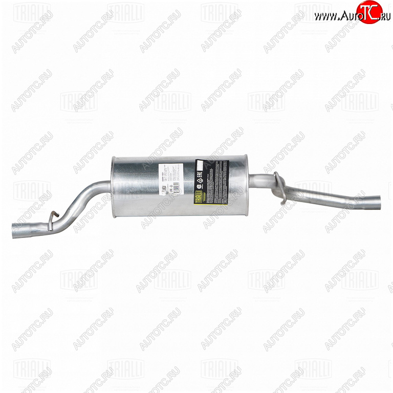 4 549 р. Глушитель FORD Focus (04-) задняя часть TRIALLI TRIALLI emm1001  с доставкой в г. Керчь