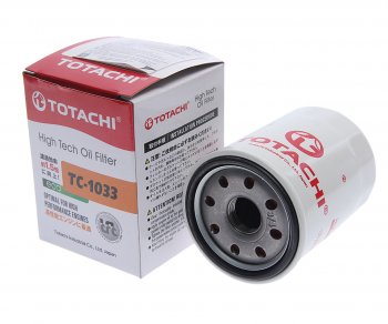 319 р. Фильтр масляный GEELY Atlas,Emgrand TOYOTA Avensis (03-),Corolla (02-) TOTACHI TOTACHI tc-1033  с доставкой в г. Керчь. Увеличить фотографию 1