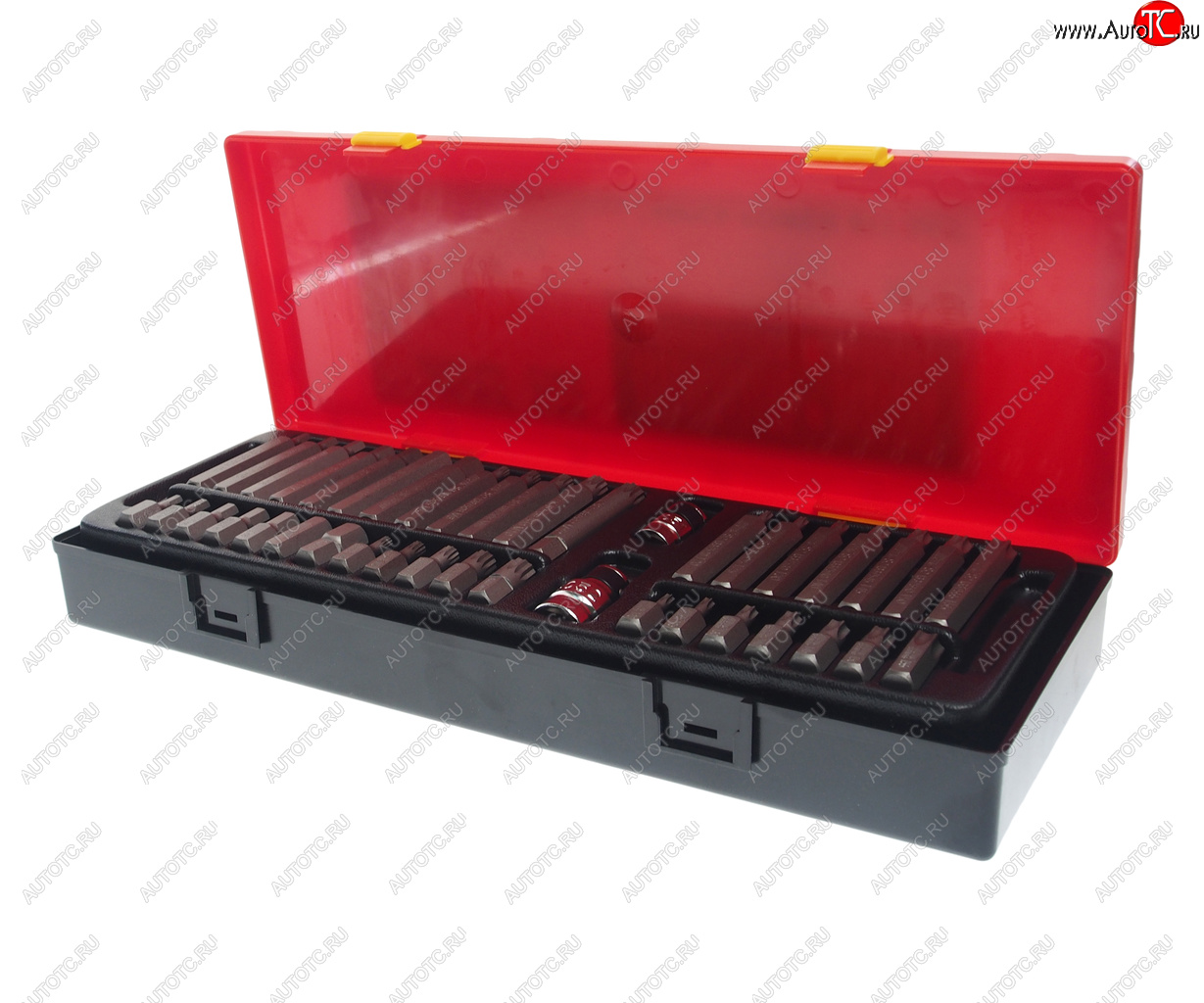 4 199 р. Набор бит 12 38 SPLINE, TORX, HEX 40 предметов в кейсе JTC JTC TOOLS CO., LTD jtc-k1402  с доставкой в г. Керчь