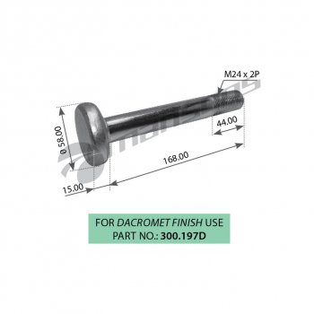 Болт BPW рессоры (M24x170) MANSONS MANSONS 300.197