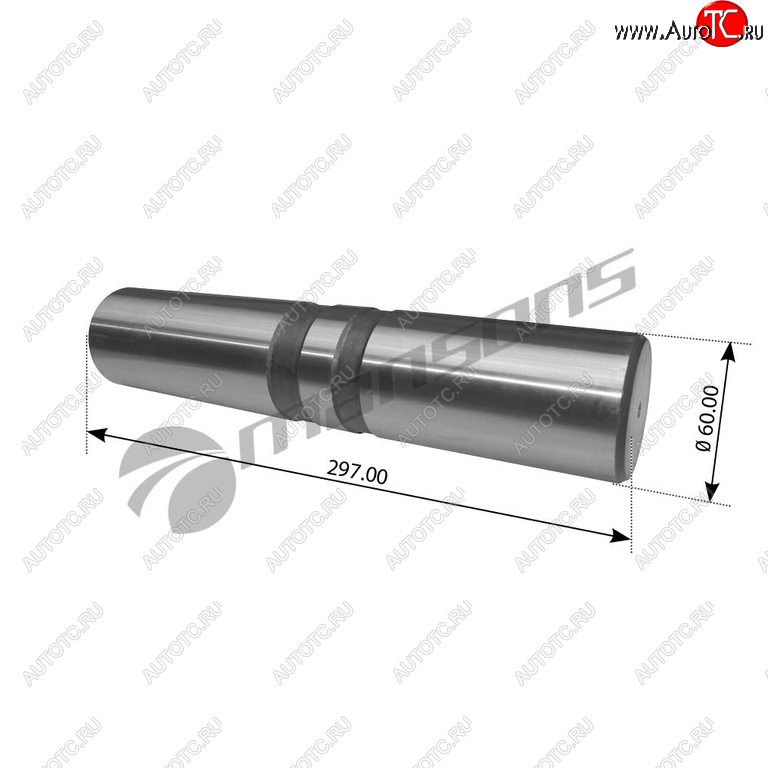 2 889 р. Шкворень SAF поворотной оси (298x60) MANSONS MANSONS 600.000  с доставкой в г. Керчь