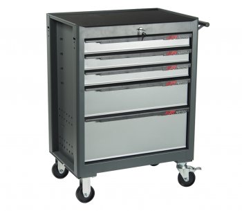 57 899 р. Тележка инструментальная 5 секций серая JTC JTC TOOLS CO., LTD jtc-s1065  с доставкой в г. Керчь. Увеличить фотографию 1
