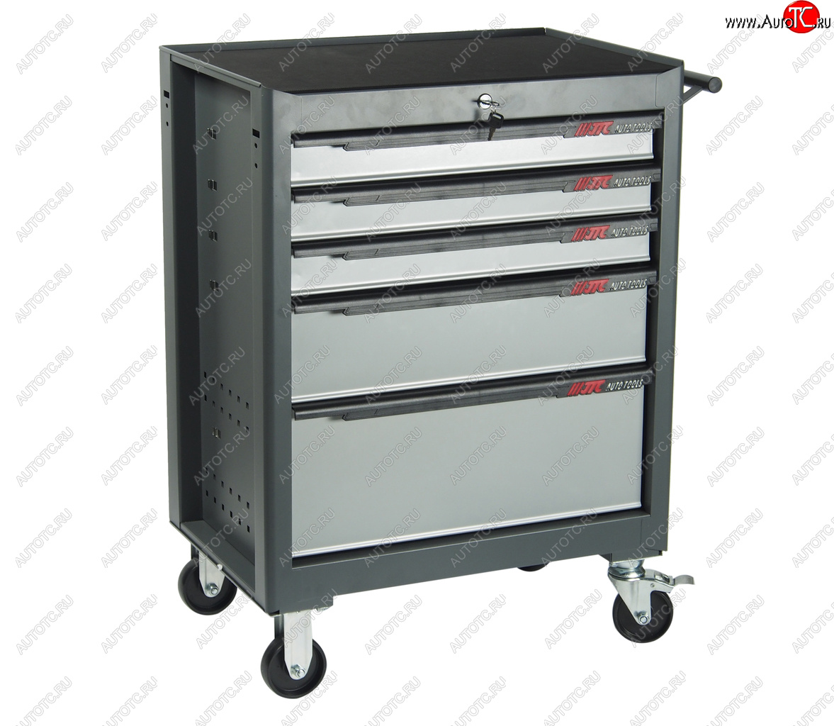 57 899 р. Тележка инструментальная 5 секций серая JTC JTC TOOLS CO., LTD jtc-s1065  с доставкой в г. Керчь