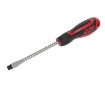 499 р. Отвертка шлицевая SL 6.5х100мм усиленная (сталь Cr-Mo) JTC JTC TOOLS CO., LTD jtc-7609  с доставкой в г. Керчь. Увеличить фотографию 1