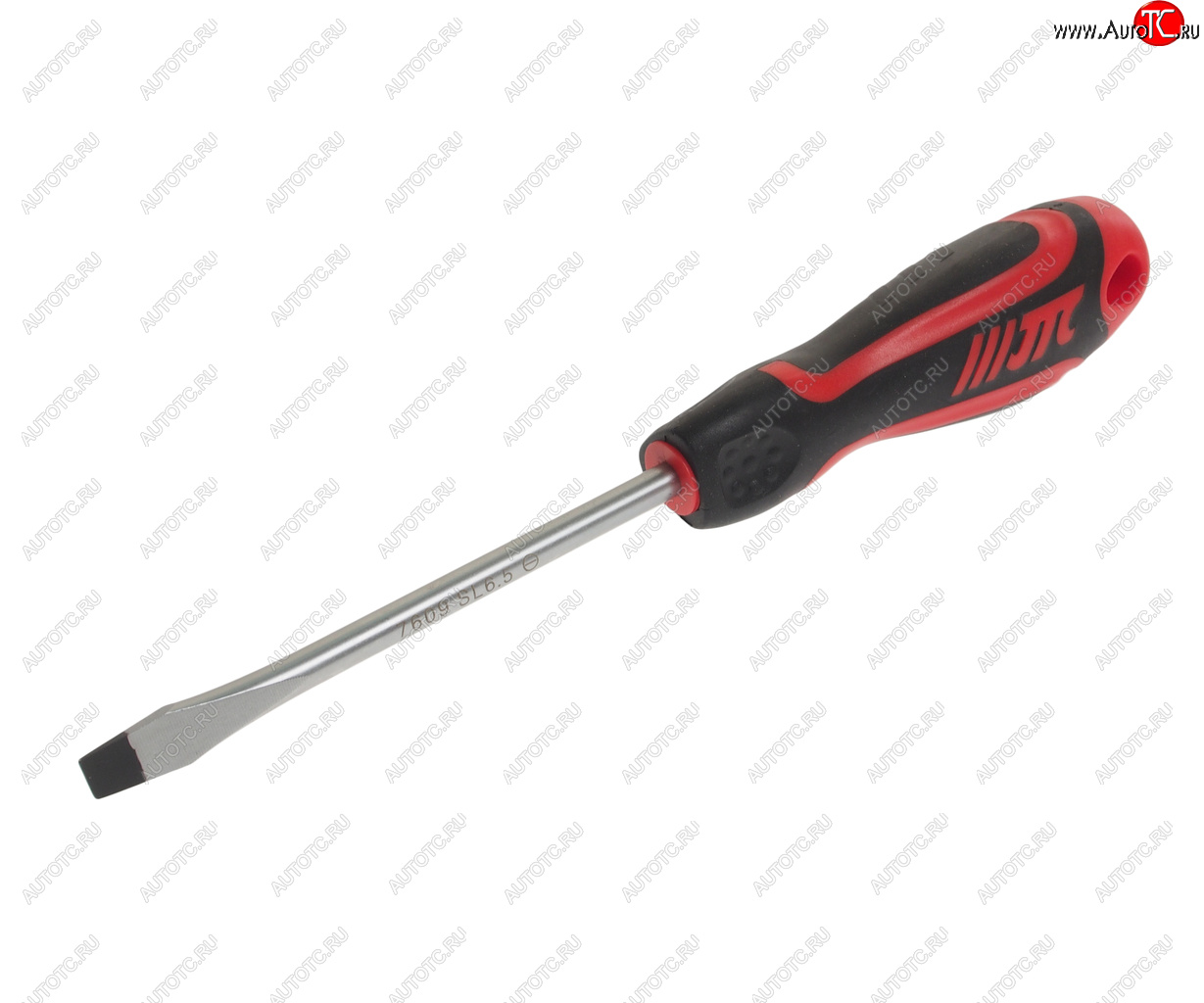 499 р. Отвертка шлицевая SL 6.5х100мм усиленная (сталь Cr-Mo) JTC JTC TOOLS CO., LTD jtc-7609  с доставкой в г. Керчь