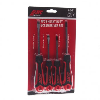 1 799 р. Набор отверток усиленных SL5.5x75 SL6.5x100 PH1x75 PH2x100 4 предмета JTC JTC TOOLS CO., LTD jtc-7641  с доставкой в г. Керчь. Увеличить фотографию 1