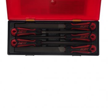 7 449 р. Набор напильников 203мм 5 предметов в кейсе JTC JTC TOOLS CO., LTD jtc-k8053  с доставкой в г. Керчь. Увеличить фотографию 2
