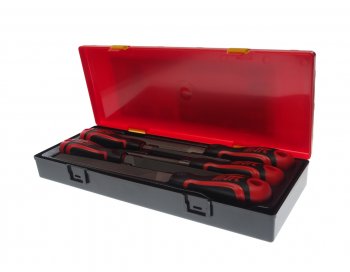 7 449 р. Набор напильников 203мм 5 предметов в кейсе JTC JTC TOOLS CO., LTD jtc-k8053  с доставкой в г. Керчь. Увеличить фотографию 1