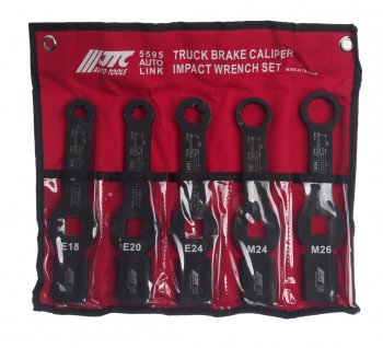 22 349 р. Набор ключей для тормозных суппортов грузовых автомобилей JTC JTC TOOLS CO., LTD jtc-5595  с доставкой в г. Керчь. Увеличить фотографию 1