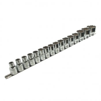 4 999 р. Набор головок торцевых 12 12-ти гранных 10-32мм на планке JTC JTC TOOLS CO., LTD jtc-t416m  с доставкой в г. Керчь. Увеличить фотографию 1