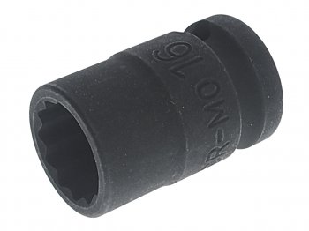 379 р. Головка торцевая 12 16мм 12-ти гранная ударная L=38мм JTC JTC TOOLS CO., LTD jtc-443916  с доставкой в г. Керчь. Увеличить фотографию 2