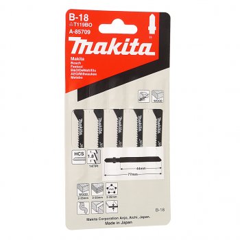 349 р. Пилка для лобзика набор 5шт. дерево 44мм MAKITA MAKITA a-85709 MAKITA a-85709  с доставкой в г. Керчь. Увеличить фотографию 1