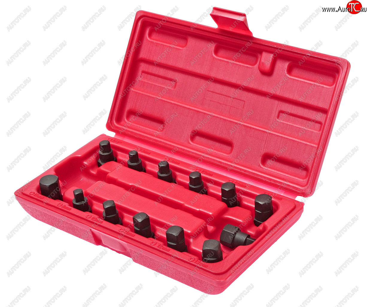 3 399 р. Головка для маслосливных пробок 13 предметов в кейсе JTC JTC TOOLS CO., LTD jtc-1117  с доставкой в г. Керчь