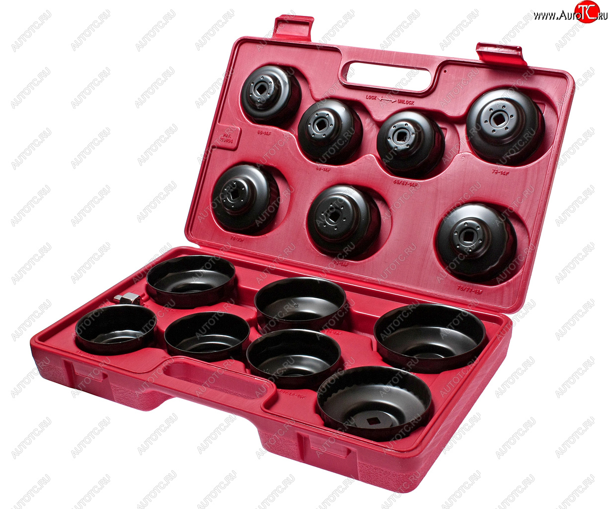 6 399 р. Съемник фильтров масляных 14 предметов чашка в кейсе JTC JTC TOOLS CO., LTD jtc-jw0001  с доставкой в г. Керчь