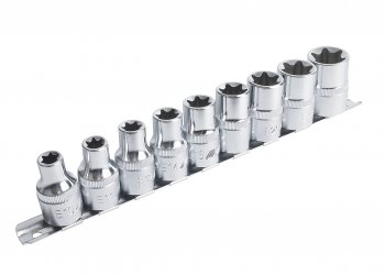3 599 р. Набор головок торцевых 12 TORX Е10-Е24 9 предметов JTC JTC TOOLS CO., LTD jtc-h409e  с доставкой в г. Керчь. Увеличить фотографию 2