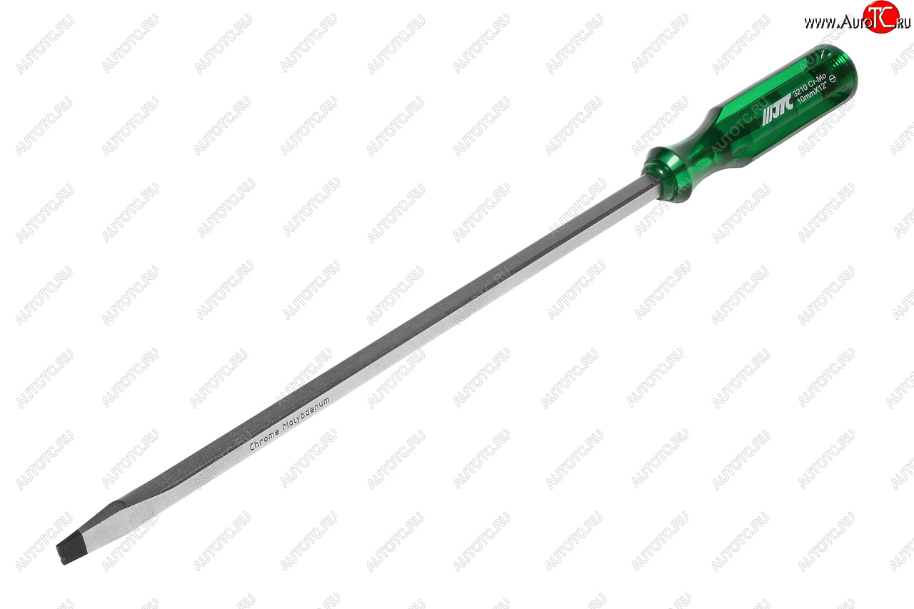 1 179 р. Отвертка шлицевая SL 10.0х300мм со сквозным стержнем (сталь Cr-Mo) JTC JTC TOOLS CO., LTD jtc-3210  с доставкой в г. Керчь