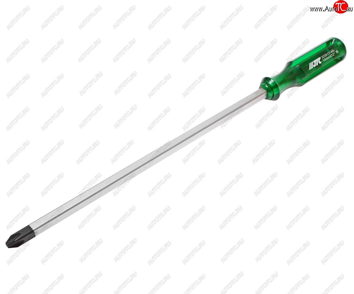 1 029 р. Отвертка крестовая PH 4.0x300мм со сквозным стержнем (сталь Cr-Mo) JTC JTC TOOLS CO., LTD jtc-3209  с доставкой в г. Керчь