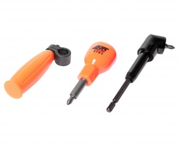 1 999 р. Отвертка с набором бит с угловым переходником 90град. JTC JTC TOOLS CO., LTD jtc-3701  с доставкой в г. Керчь. Увеличить фотографию 1