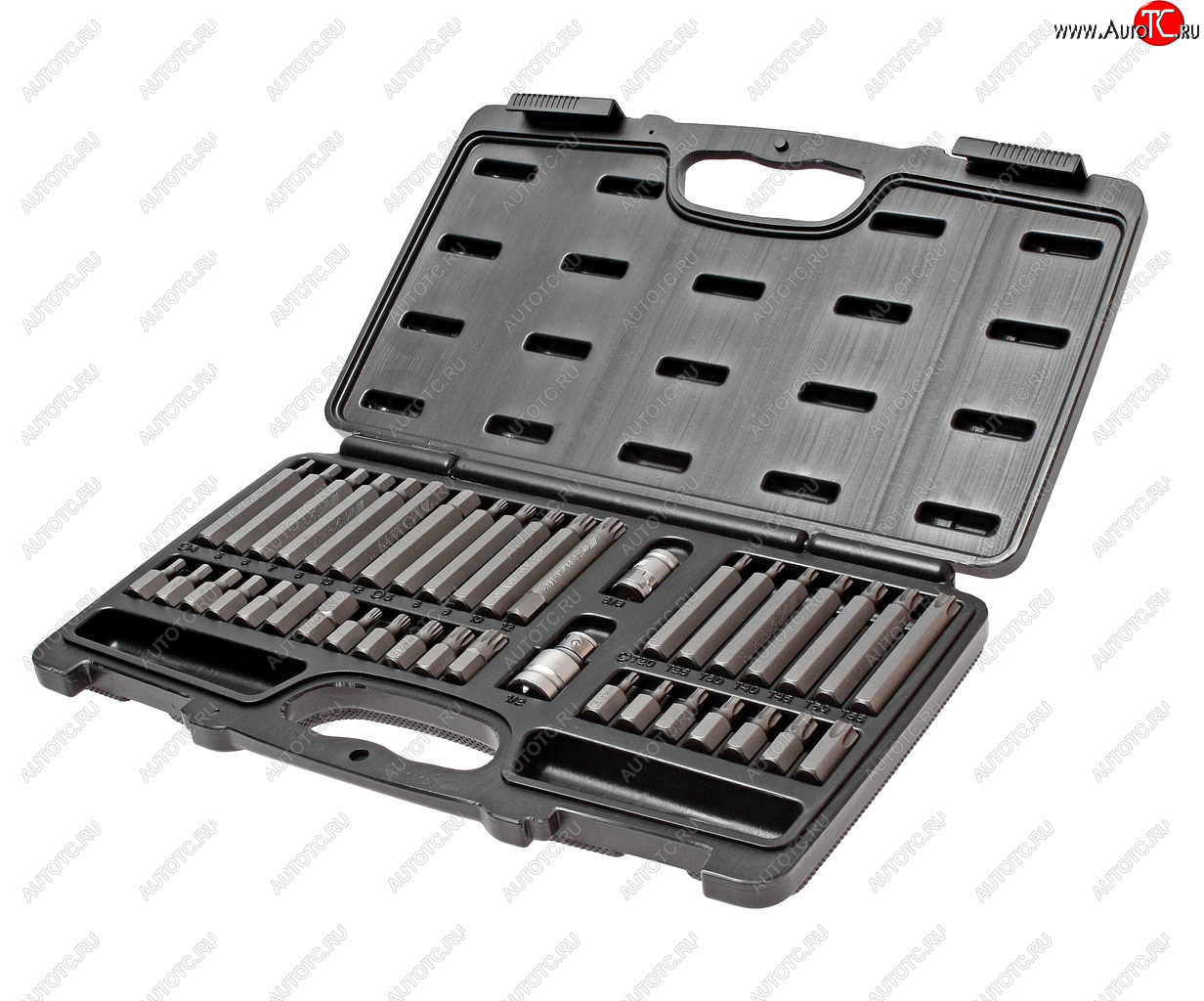 4 069 р. Набор бит 12 38 SPLINE, TORX, HEX с держателем 40 предметов в кейсе JTC JTC TOOLS CO., LTD jtc-3965  с доставкой в г. Керчь