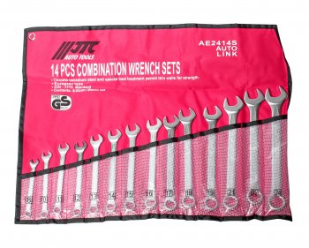 8 749 р. Набор ключей комбинированных 8-24мм 14 предметов в планшете JTC JTC TOOLS CO., LTD jtc-ae2414s  с доставкой в г. Керчь. Увеличить фотографию 1