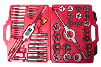 30 949 р. Набор метчиков и плашек 51 предмет в кейсе JTC JTC TOOLS CO., LTD jtc-5214  с доставкой в г. Керчь. Увеличить фотографию 2