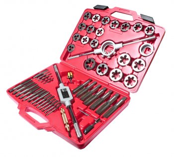 30 949 р. Набор метчиков и плашек 51 предмет в кейсе JTC JTC TOOLS CO., LTD jtc-5214  с доставкой в г. Керчь. Увеличить фотографию 1