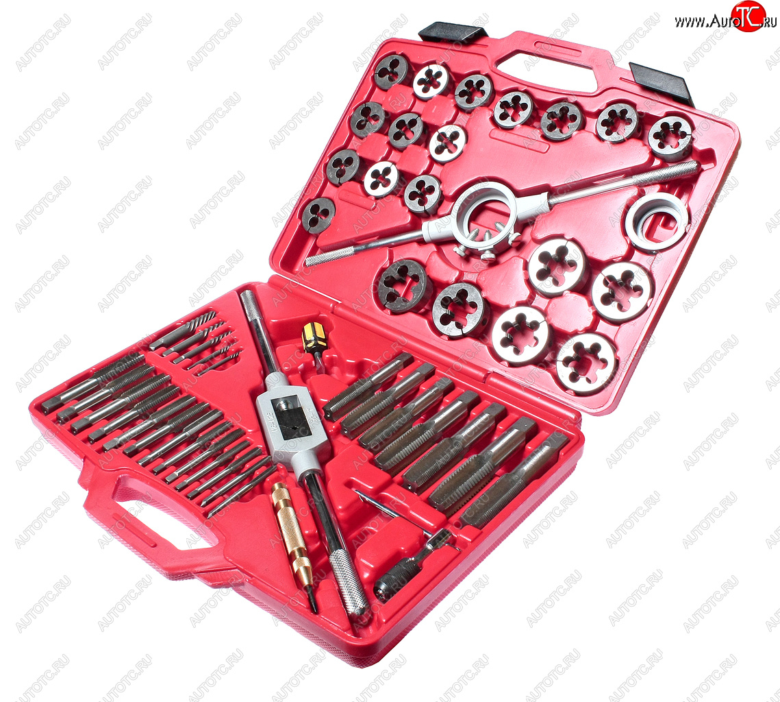 30 949 р. Набор метчиков и плашек 51 предмет в кейсе JTC JTC TOOLS CO., LTD jtc-5214  с доставкой в г. Керчь