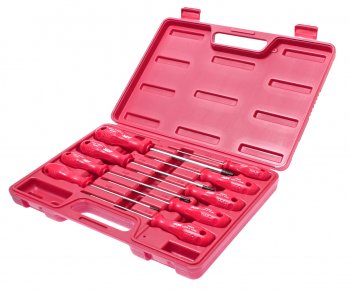 4 299 р. Набор отверток TORX T8Нх100мм-Т40Hх150мм 9 предметов JTC JTC TOOLS CO., LTD jtc-3925  с доставкой в г. Керчь. Увеличить фотографию 1