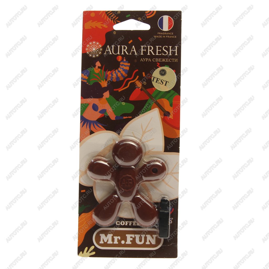 210 р. Ароматизатор на дефлектор полимерный (coffee) 23г Mr.Fun AURA FRESH AURA FRESH 23463  с доставкой в г. Керчь